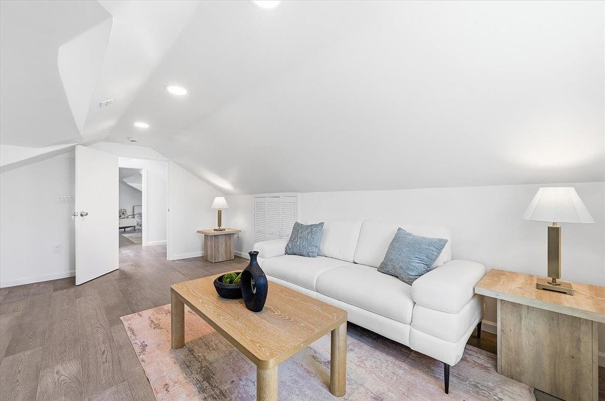 Upstairs lounge, modern farmhouse in Sunnyvale
